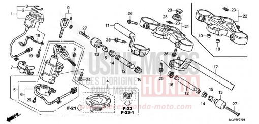 AMMORTIZZATORE STERZO CBR1000RRE di 2014